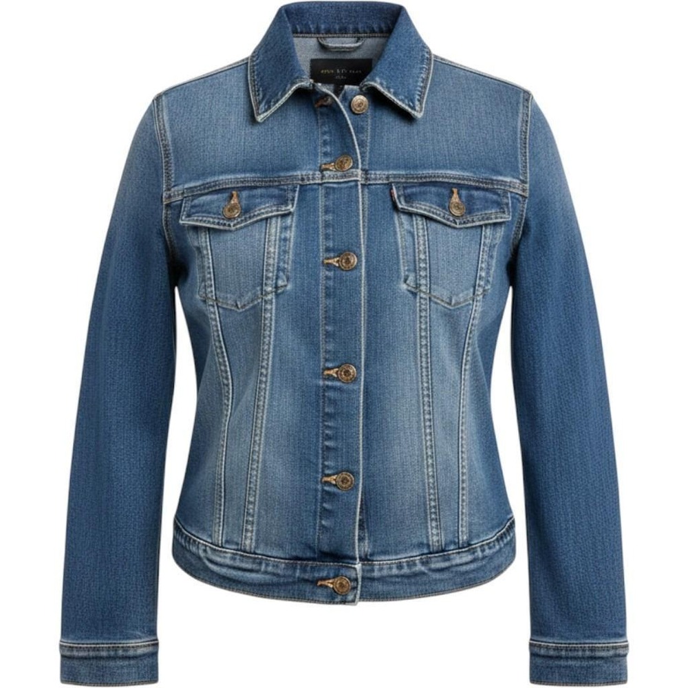 Vintage Old School Denim Jean Trucker Jacket Size XL (hustler) USA Made